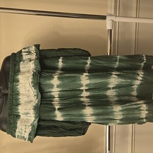NWOT She + Sky Forest Green Dress size M
